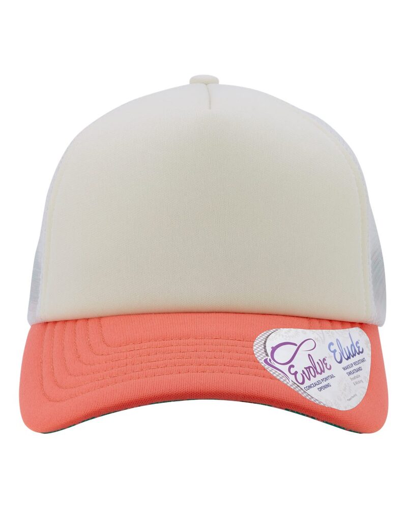 infinity her rosie women's foam trucker cap Front Fullsize