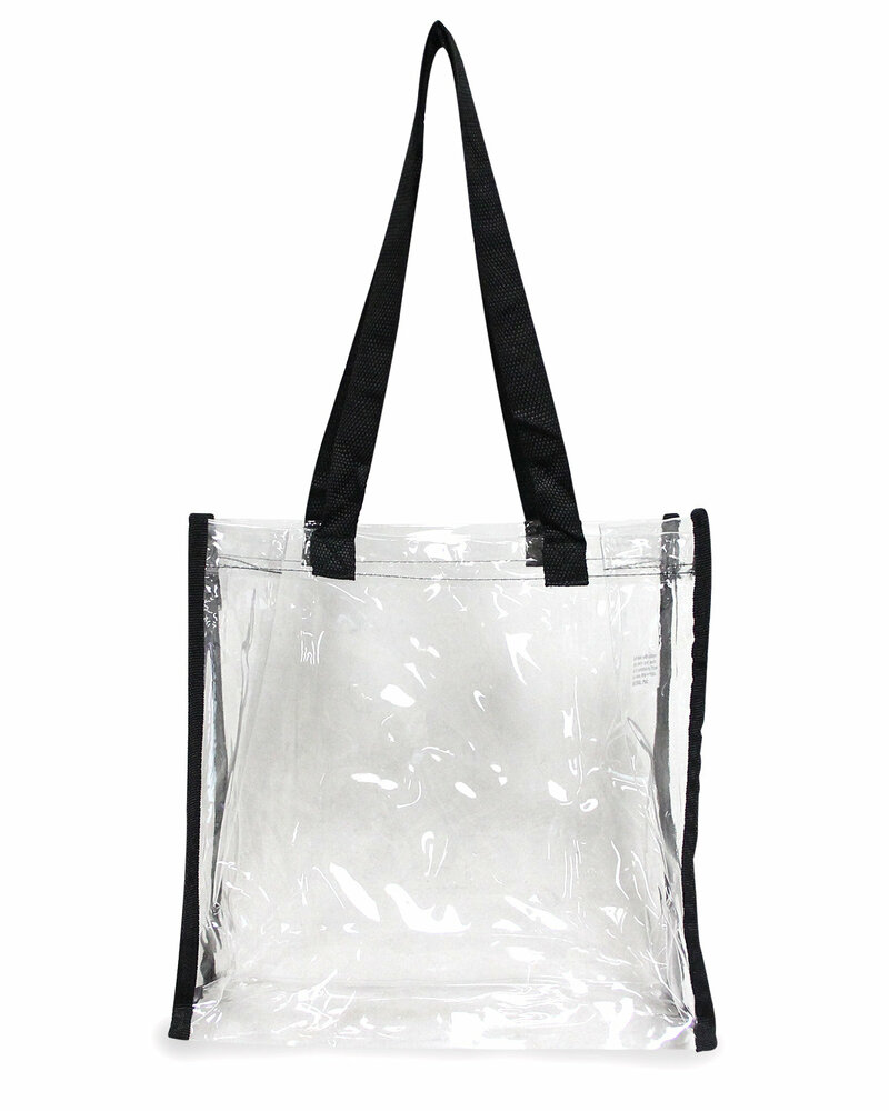 OAD OAD5004 Clear Tote Bag Front Fullsize"