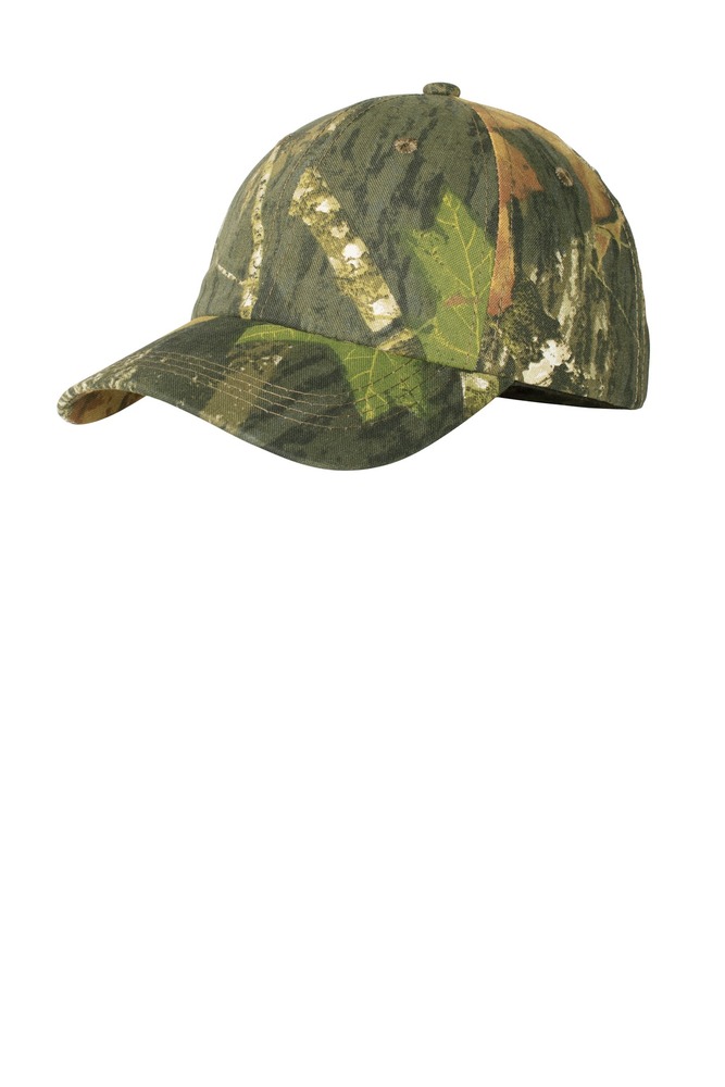 port authority c871 pro camouflage series garment-washed cap Front Fullsize