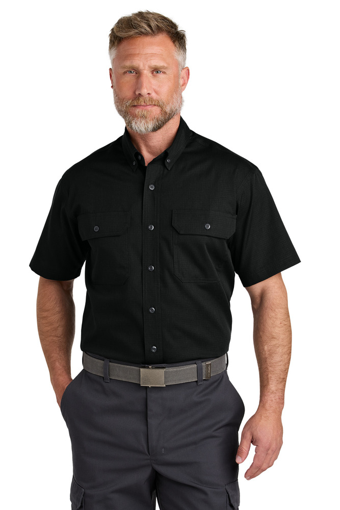 cornerstone csw175 short sleeve select ripstop shirt Front Fullsize