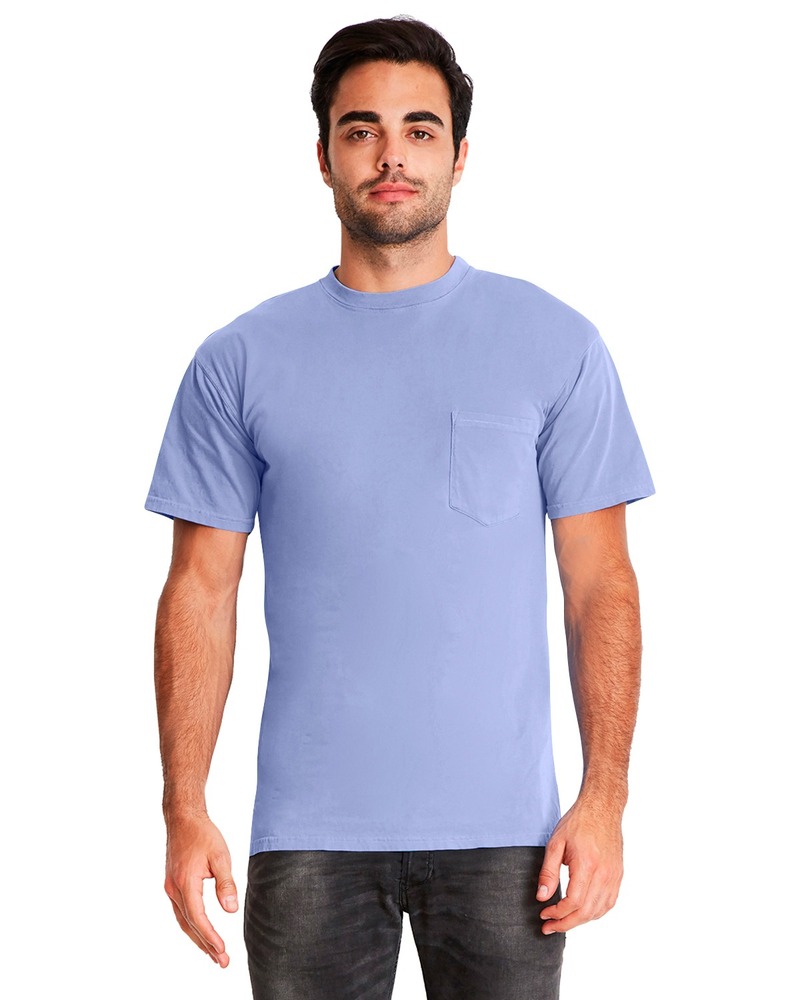 Next Level 7415 Adult Inspired Dye Crew with Pocket Front Fullsize"