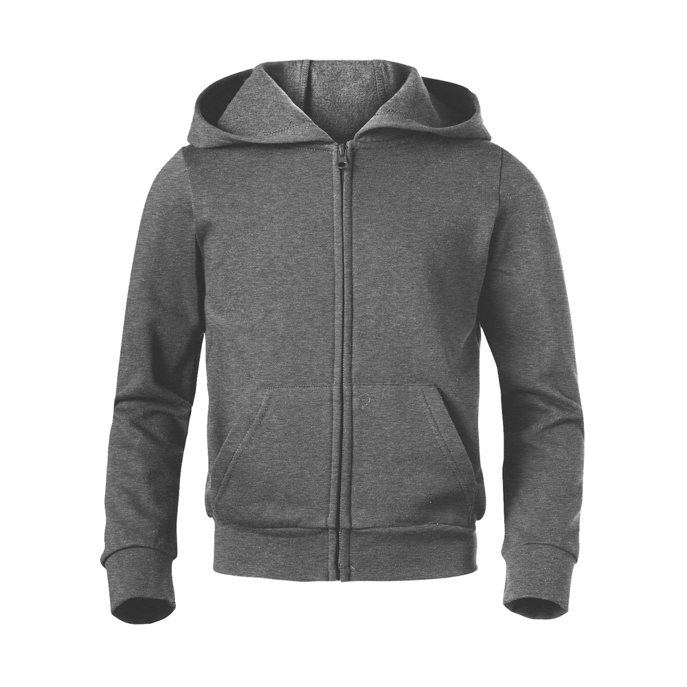 soffe 7336g girls core fleece full zip hoodie Front Fullsize