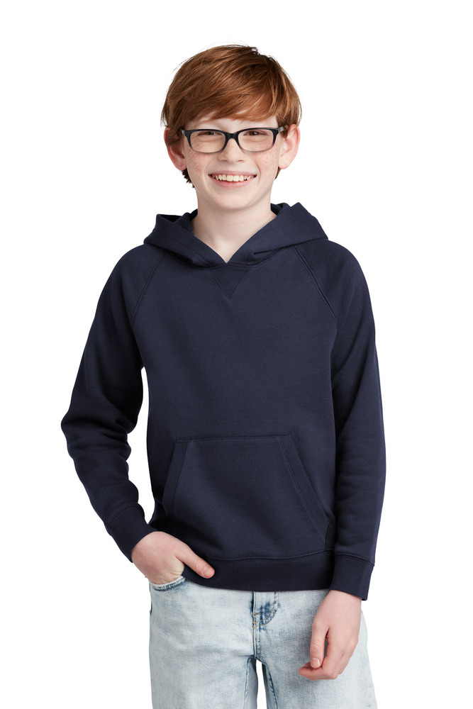 Sport-Tek YSTF200 Youth Drive Fleece Pullover Hoodie Front Fullsize"