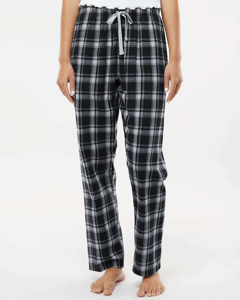 boxercraft bw6620 ladies' 'haley' flannel pant with pockets Front Fullsize