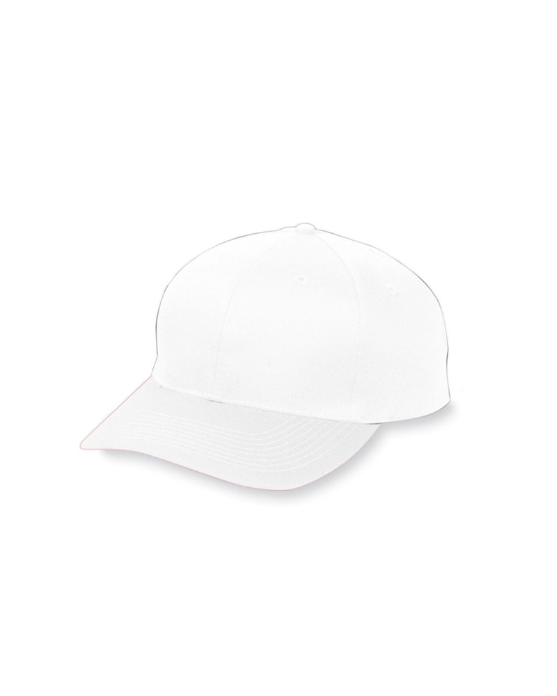 augusta sportswear 6206 youth 6-panel cotton twill low profile cap Front Fullsize