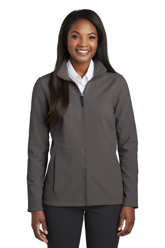 port authority l901 ladies collective soft shell jacket Front Fullsize