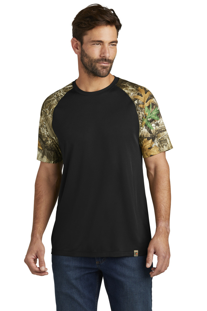 russell outdoors ru151 realtree ® colorblock performance tee Front Fullsize