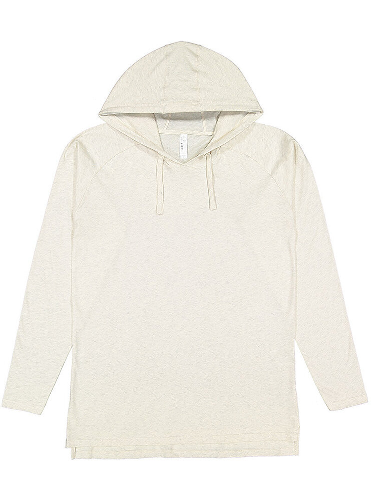 LAT 6917 Men's Hooded Raglan Long Sleeve Fine Jersey T-Shirt Front Fullsize"