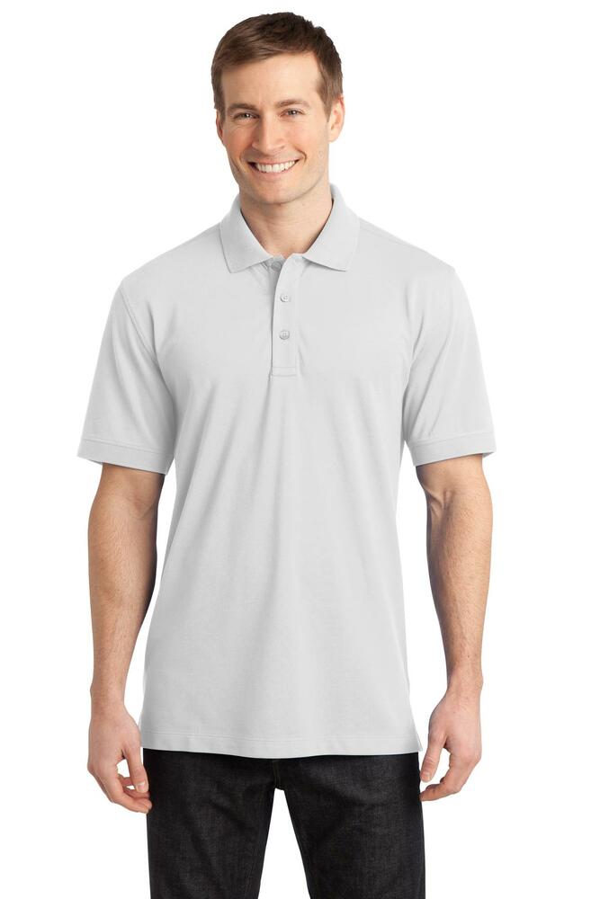 port authority k555 stretch pique polo Front Fullsize