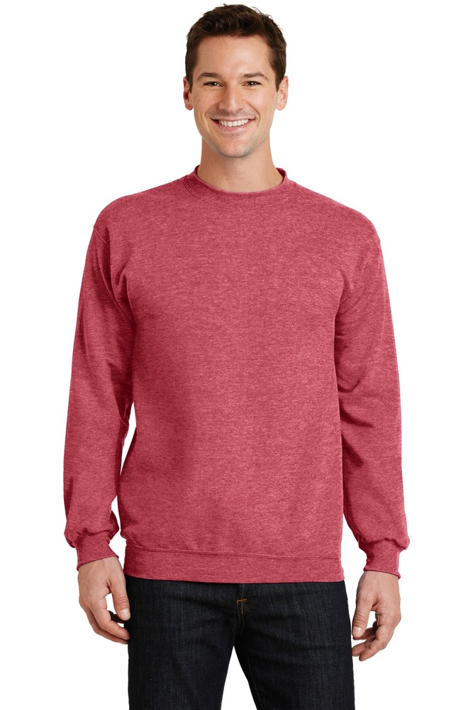 Port & Company PC78 Core Fleece Crewneck Sweatshirt Front Fullsize"