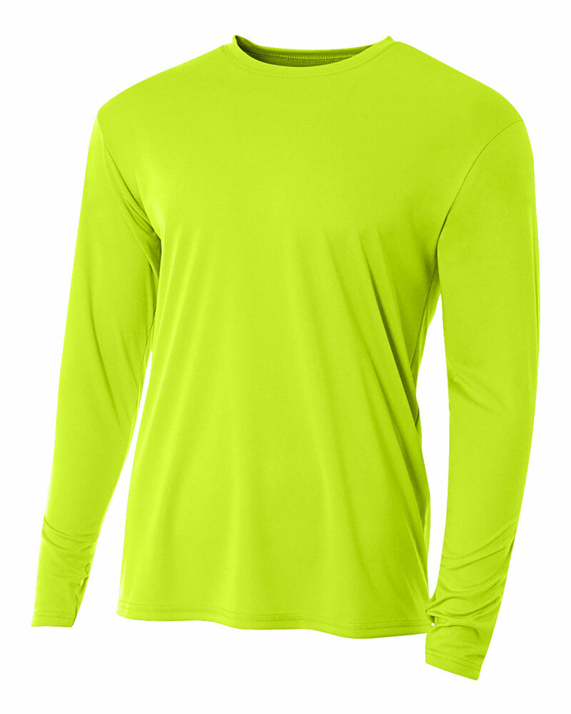 a4 n3165 cooling performance long sleeve t-shirt Front Fullsize