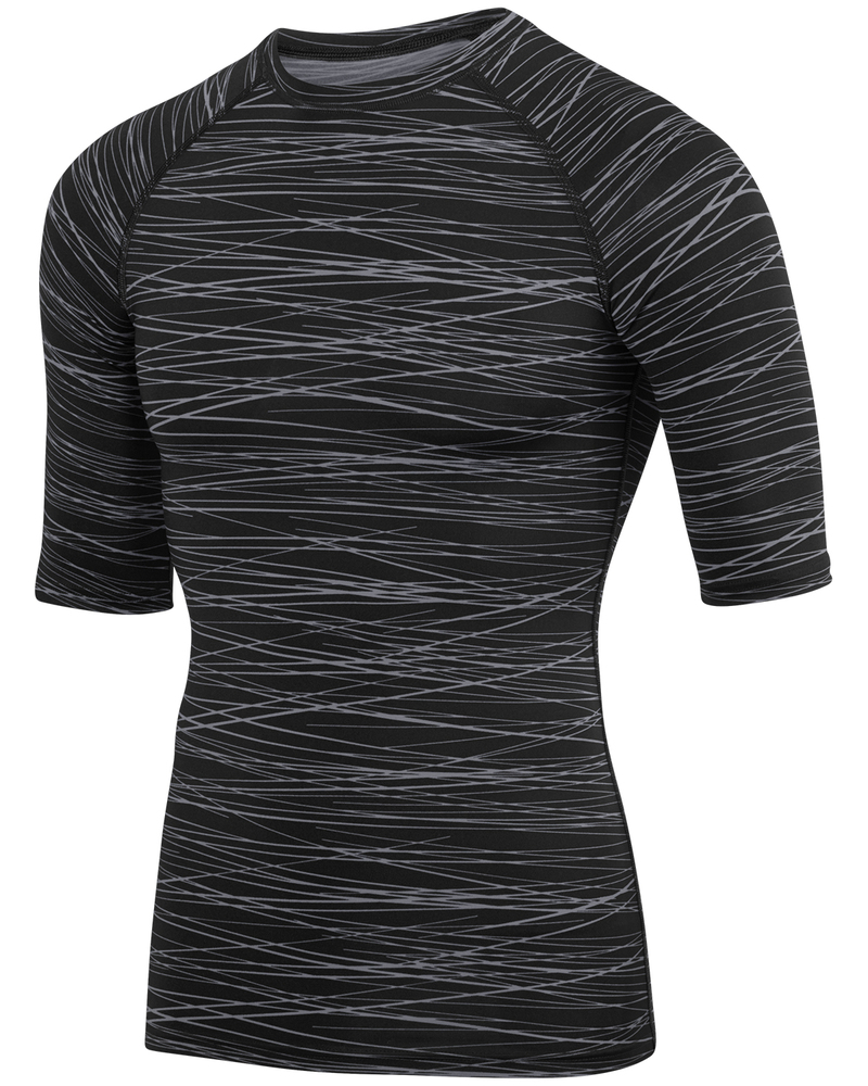 Augusta Sportswear 2606 Hyperform Compression Half Sleeve Tee Front Fullsize"
