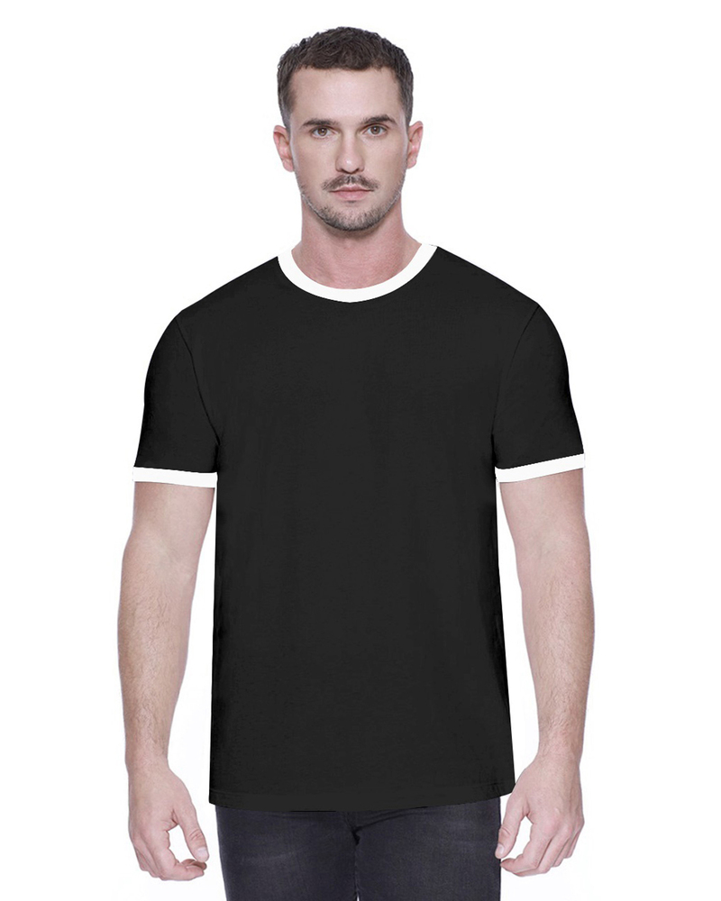startee st2431 men's cvc ringer t-shirt Front Fullsize