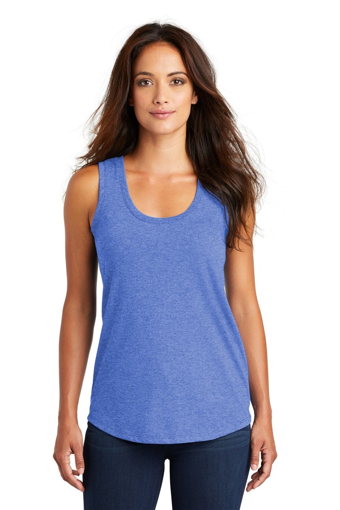 district dm138l women's perfect tri ® racerback tank Front Fullsize