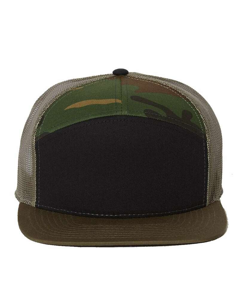 richardson 168 seven-panel trucker cap Front Fullsize