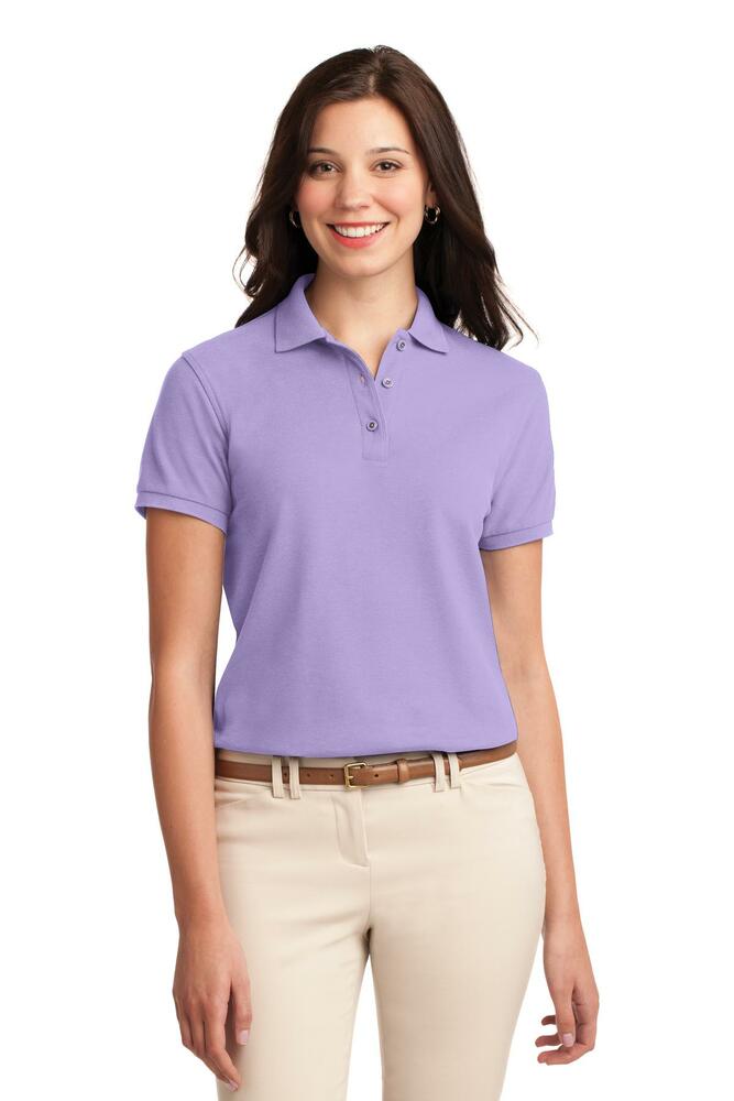 Port Authority L500 Ladies Silk Touch™ Polo Front Fullsize"