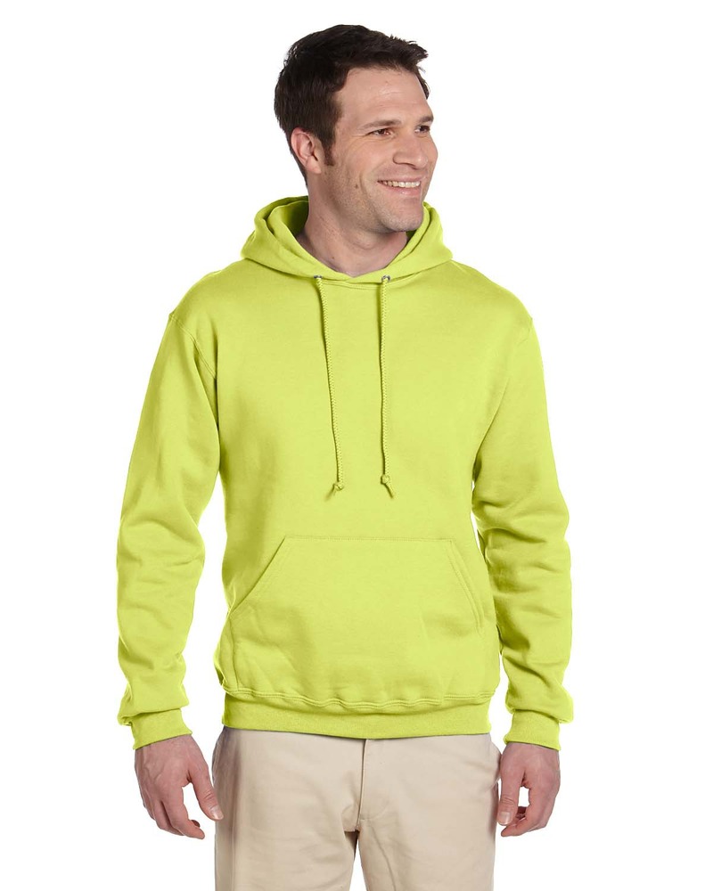 Jerzees 4997 Adult Super Sweats® NuBlend® Fleece Pullover Hooded Sweatshirt Front Fullsize"