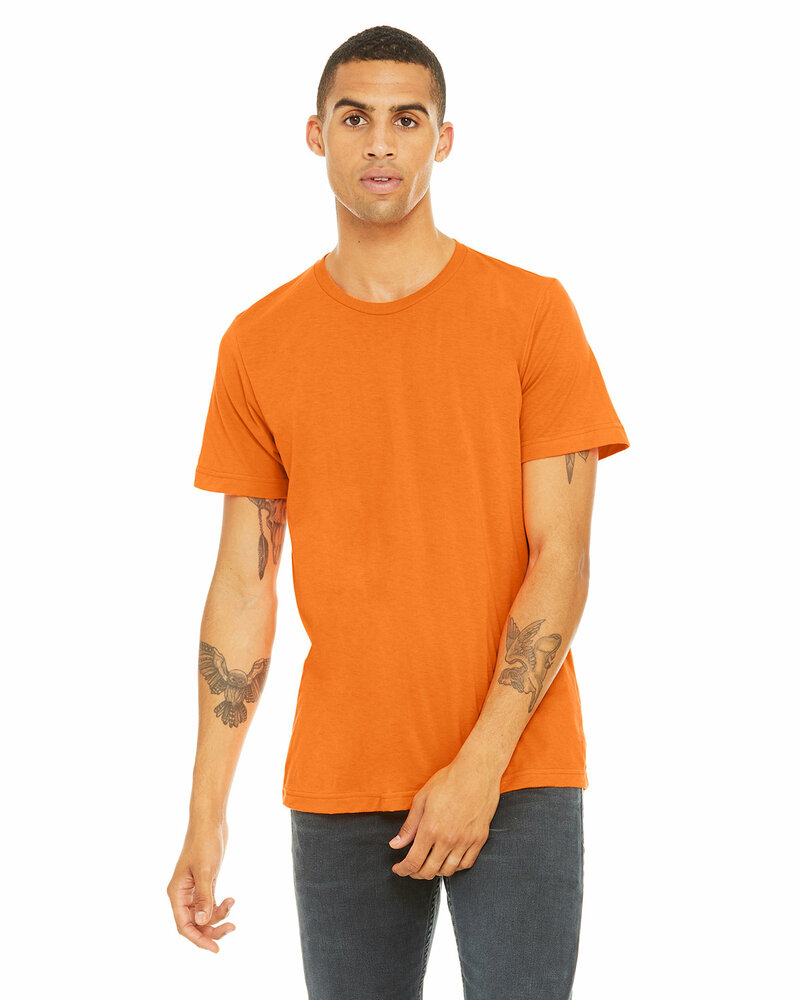 Bella + Canvas 3650 Unisex Poly-Cotton Short-Sleeve T-Shirt Front Fullsize"