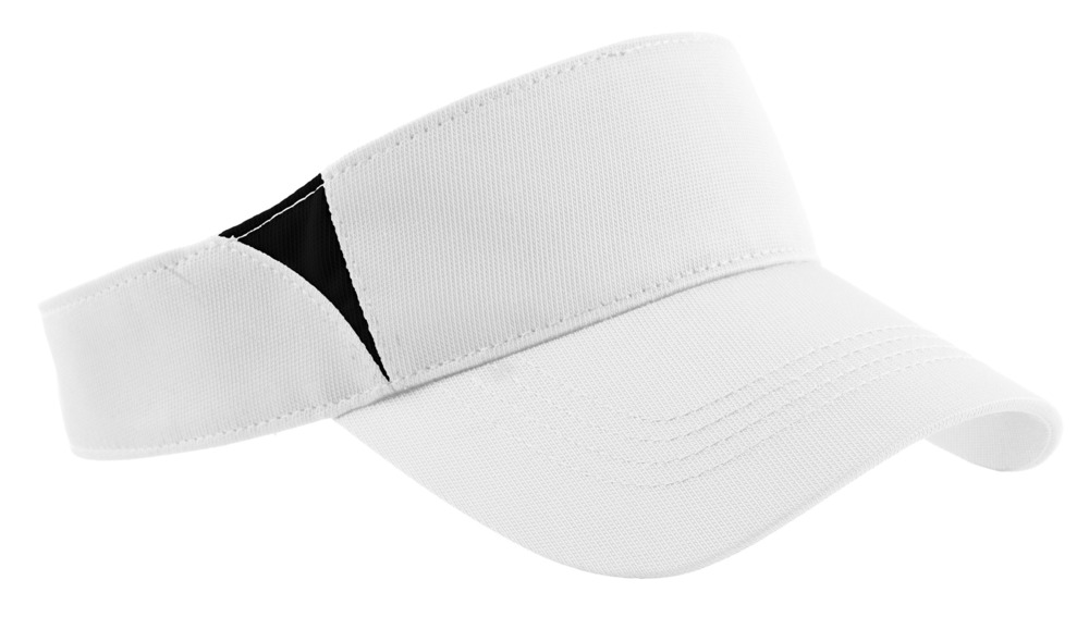 sport-tek stc13 dry zone ® colorblock visor Front Fullsize