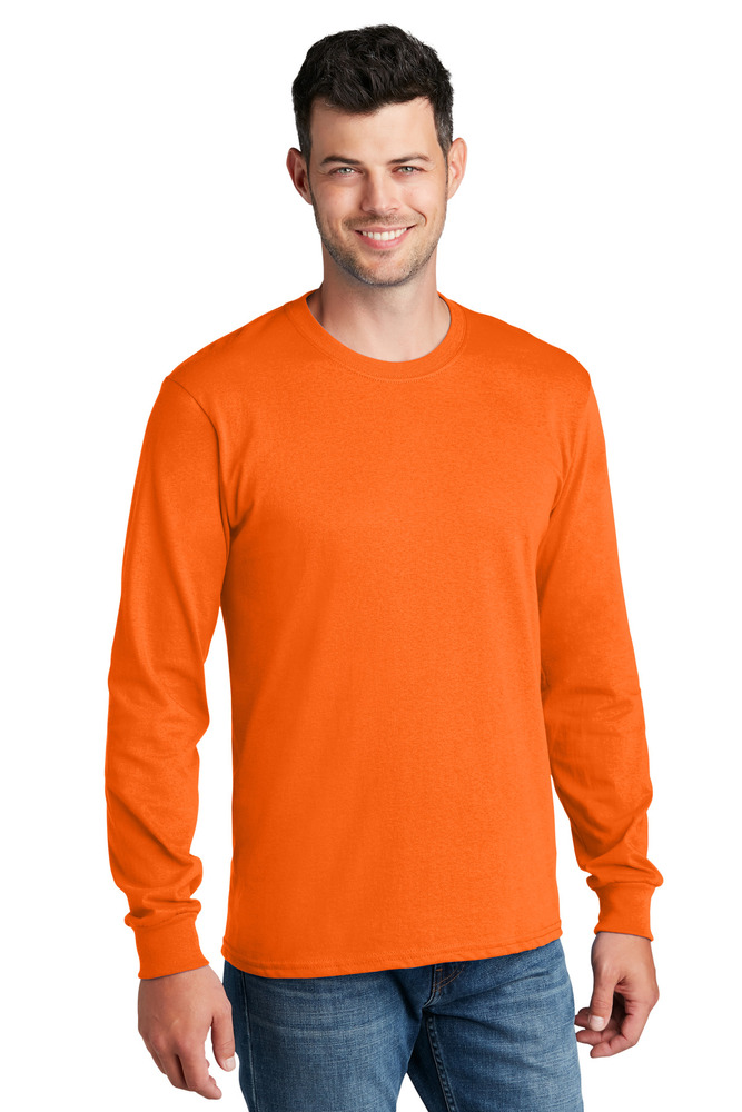 Port & Company PC54LS Long Sleeve Core Cotton Tee Front Fullsize"
