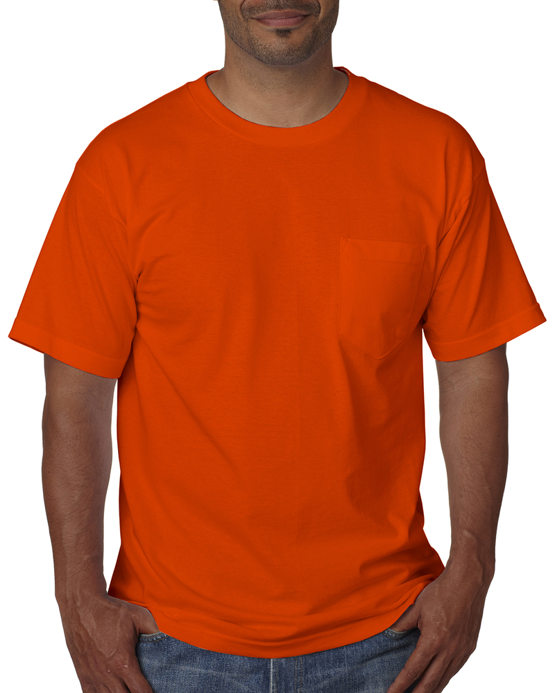 Bayside BA5070 Adult Short-Sleeve T-Shirt with Pocket Front Fullsize"