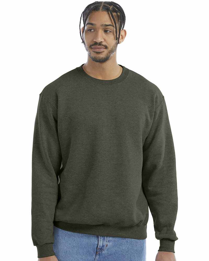 Champion S600 Adult Powerblend® Crewneck Sweatshirt Front Fullsize"