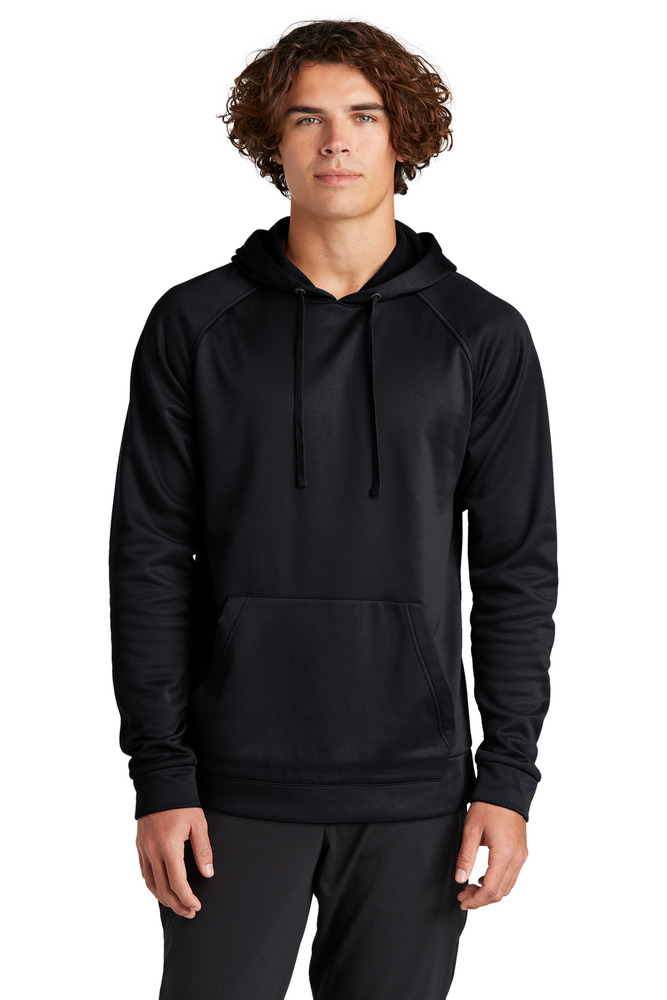 sport-tek st730 re-compete fleece pullover hoodie Front Fullsize