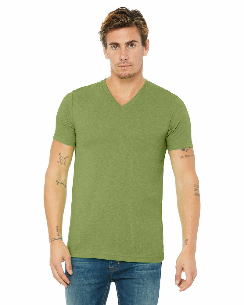 Bella + Canvas 3005CVC Unisex CVC Jersey V-Neck T-Shirt Front Fullsize"
