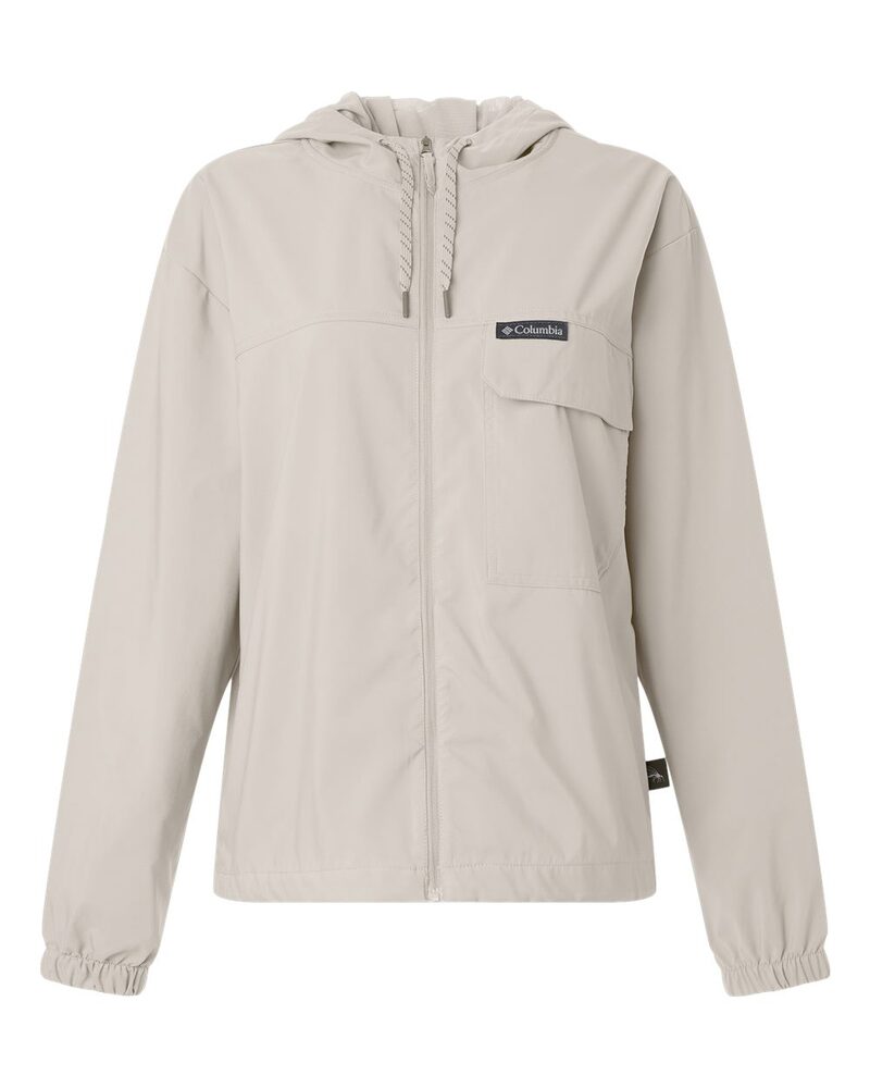 Columbia 212428 Women's Skien Valley™ Hooded Lightweight Jacket Front Fullsize"