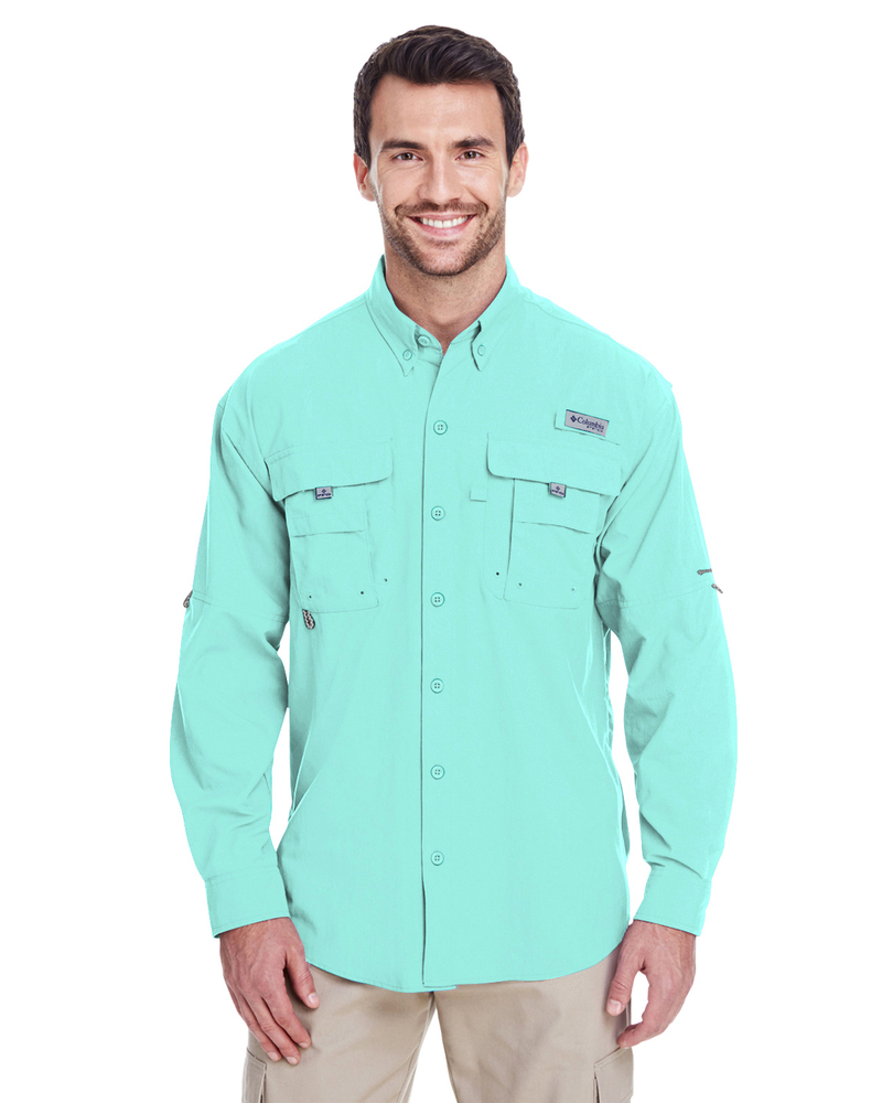 columbia 7048 men's bahama™ ii long-sleeve shirt Front Fullsize