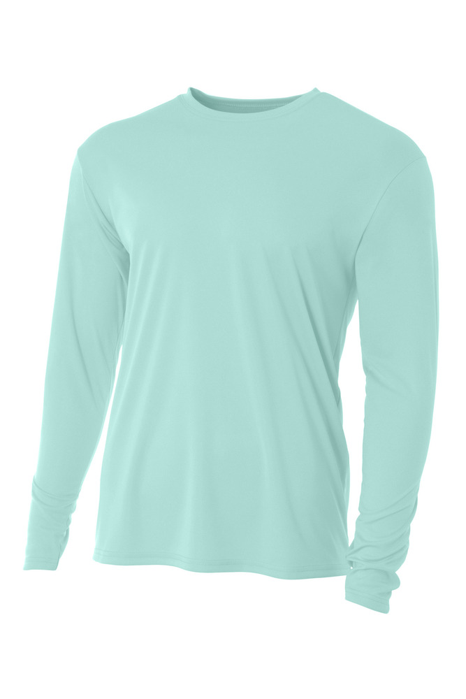 a4 n3165 cooling performance long sleeve t-shirt Front Fullsize