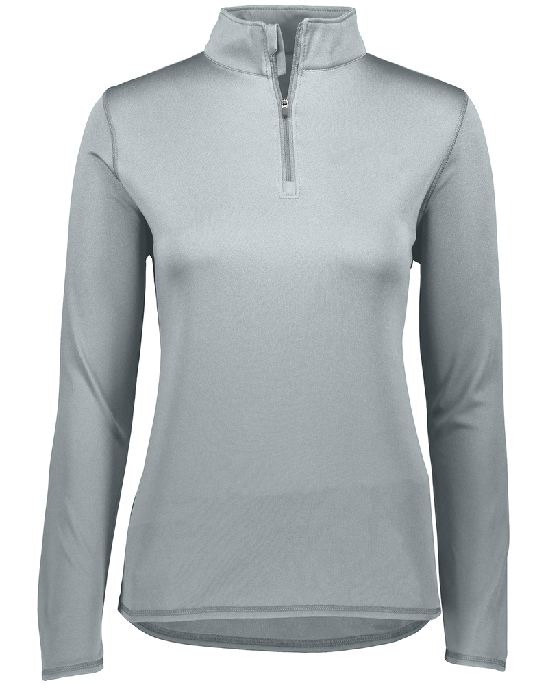 augusta sportswear 2787 ladies attain wicking 1/4 zip pullover Front Fullsize