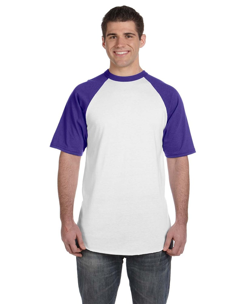 augusta sportswear 423 baseball short sleeve tee 2.0 Front Fullsize