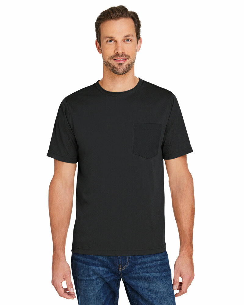 Harriton M118 Charge Snag And Soil Protect Unisex T-Shirt Front Fullsize"