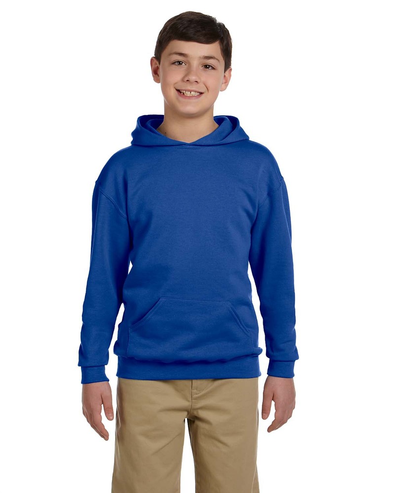 Jerzees 996Y NuBlend® Youth Hooded Sweatshirt Front Fullsize"