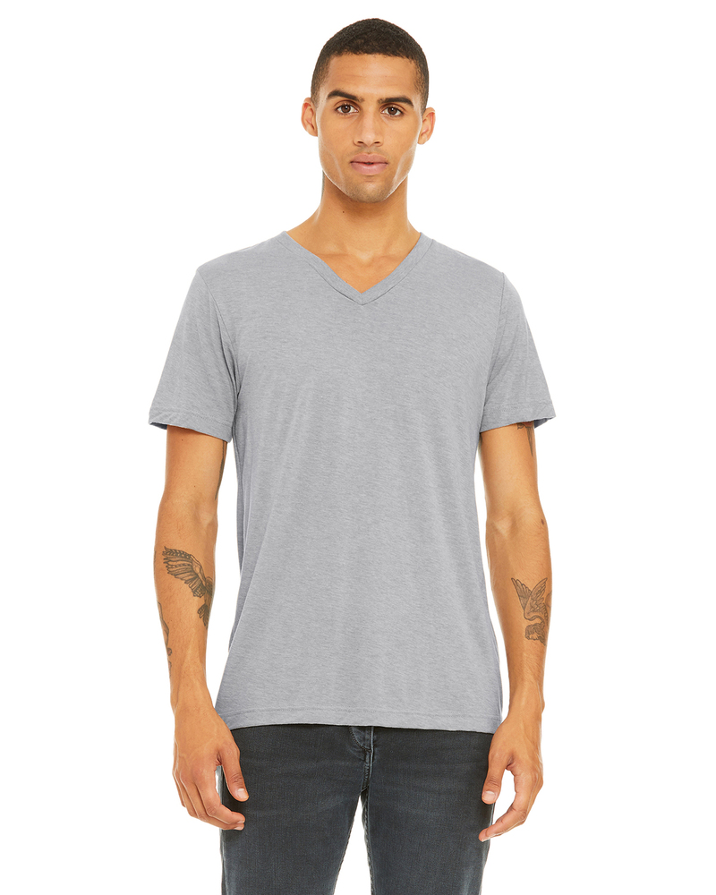 Bella + Canvas 3415C Unisex Triblend Short Sleeve V-Neck Te Front Fullsize"