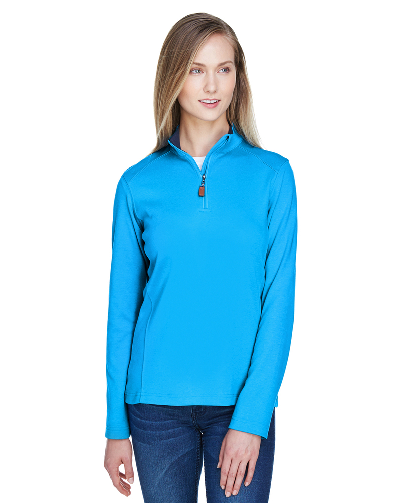 Devon & Jones DG479W Ladies' DRYTEC20™ Performance Quarter-Zip Front Fullsize"