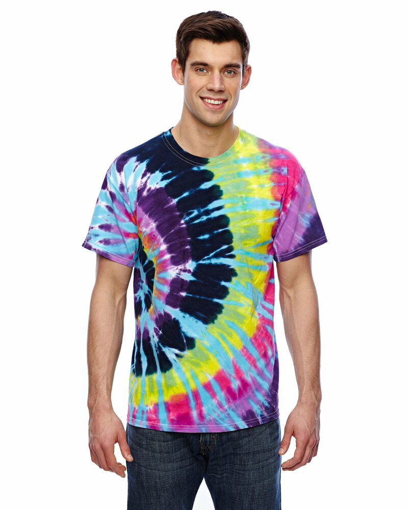 Tie-Dye CD100 Tie Dye Tee Front Fullsize"