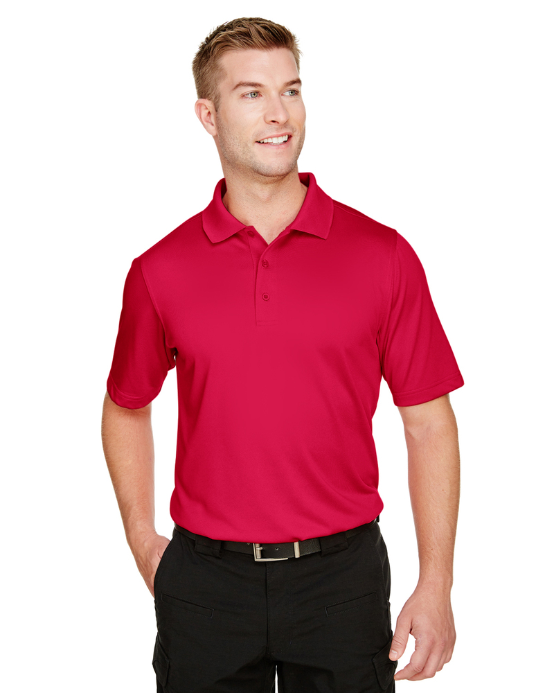 Harriton M348 Men's Advantage Snag Protection Plus Polo Front Fullsize"