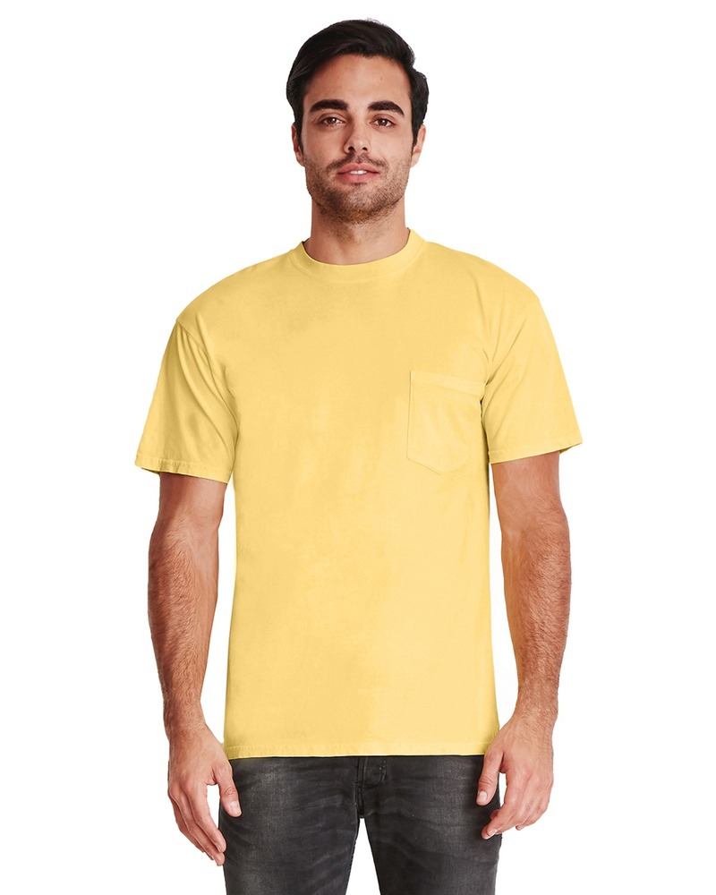 Next Level 7415 Adult Inspired Dye Crew with Pocket Front Fullsize"