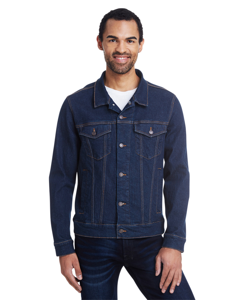 Threadfast Apparel 370J Unisex Denim Jacket Front Fullsize"