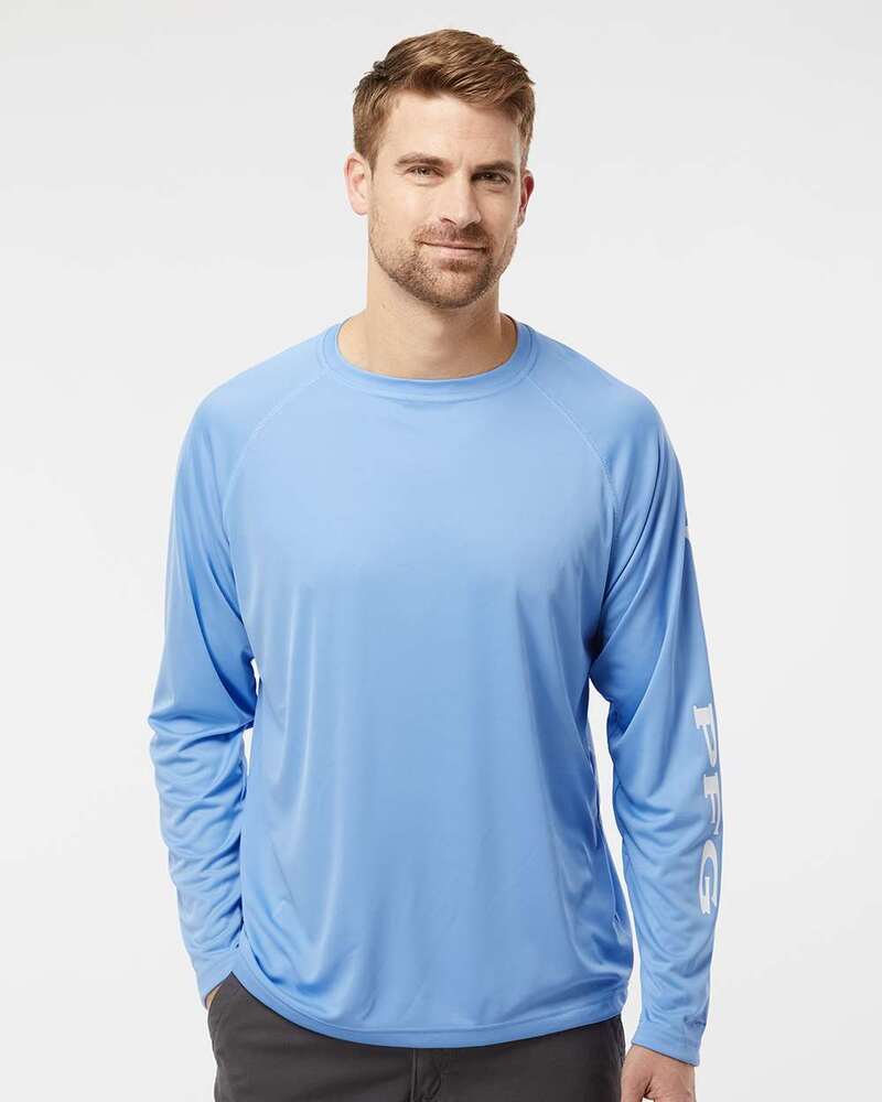 Columbia 212472 Men's PFG Terminal Tackle™ Long Sleeve T-Shirt Front Fullsize"