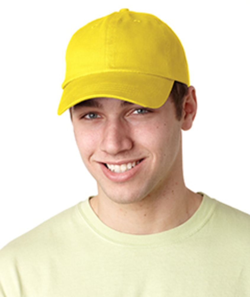 adams aceb101 brushed cotton six-panel twill cap Front Fullsize