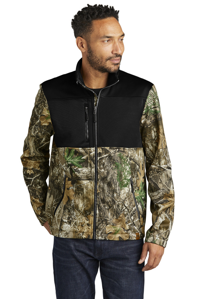 russell outdoors ru601 realtree ® atlas colorblock soft shell Front Fullsize
