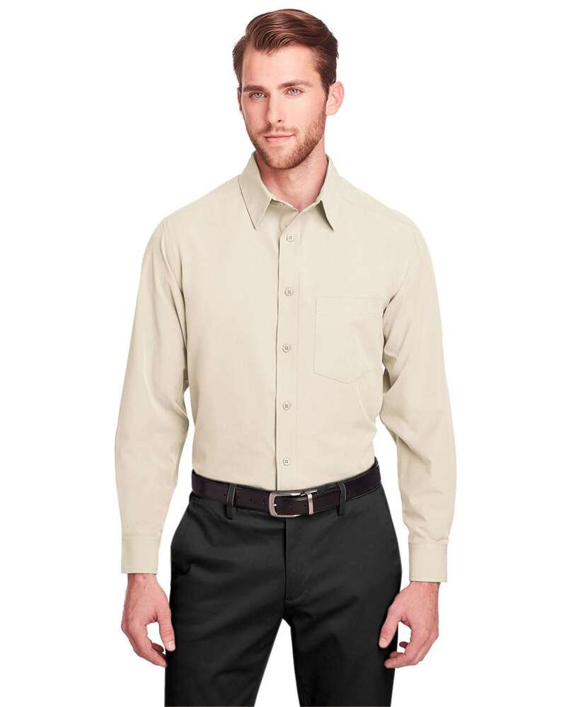 UltraClub UC500 Bradley Performance Woven Shirt Front Fullsize"