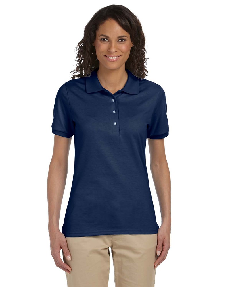 Jerzees 437W Ladies' 5.6 oz. SpotShield™ Jersey Polo Front Fullsize"