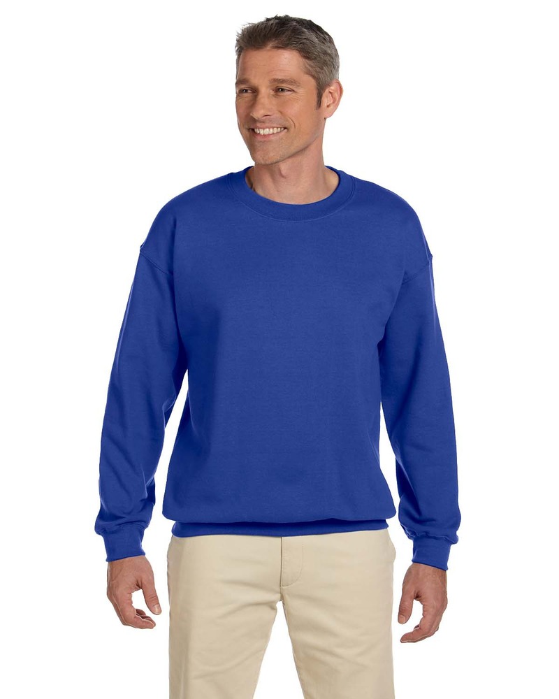 Hanes F260 Adult Ultimate Cotton® 90/10 Fleece Crew Front Fullsize"