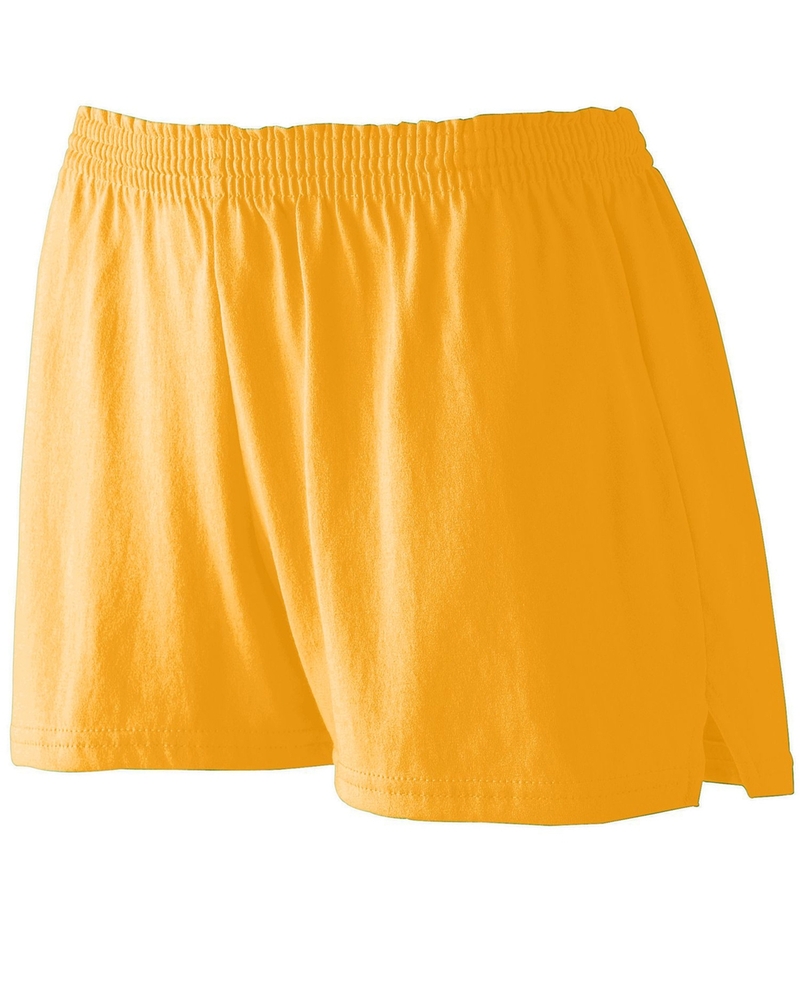 Augusta Sportswear 987 Ladies Junior Fit Jersey Shorts Front Fullsize"