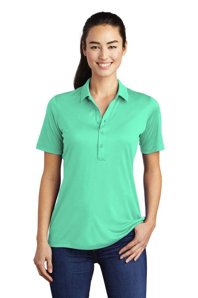 sport-tek lst520 ladies posi-uv ™ pro polo Front Fullsize