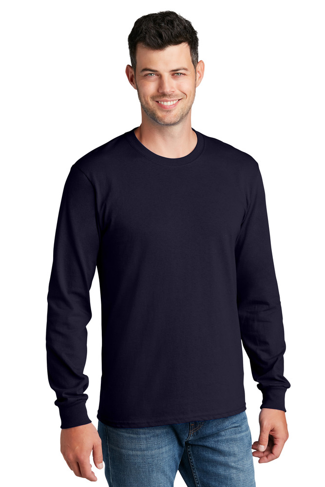 Port & Company PC54LS Long Sleeve Core Cotton Tee Front Fullsize"